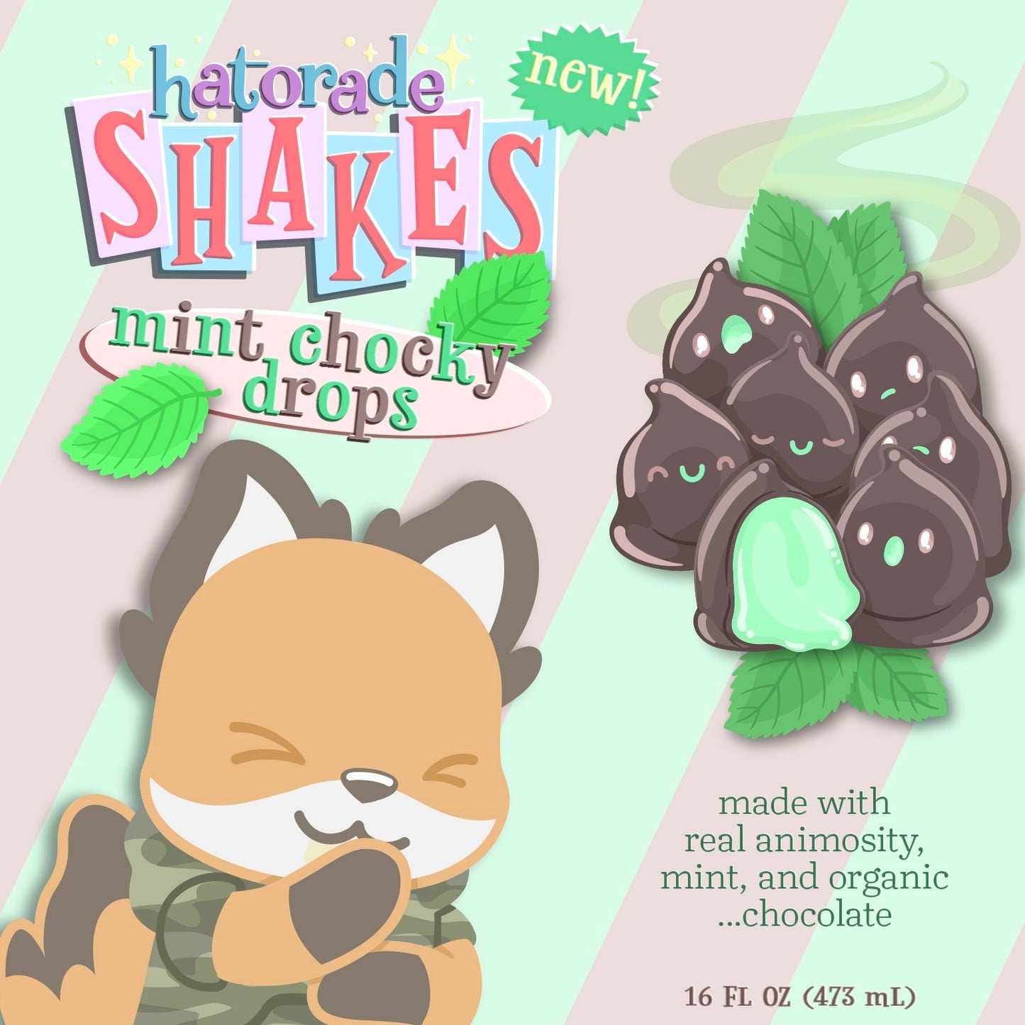 Hatorade Shakes reusable 16oz bottle