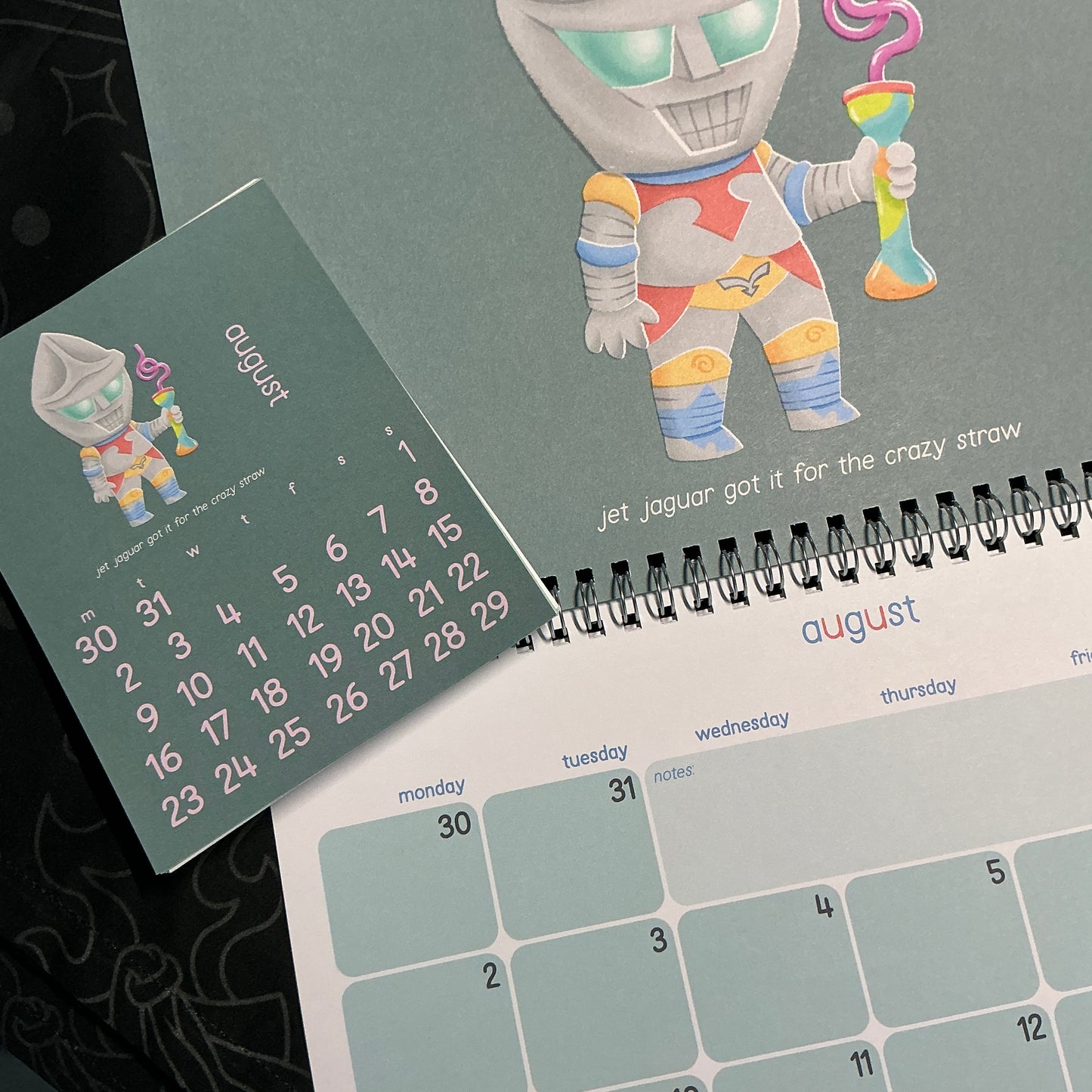 2027 Kaiju Carnival Snacks Calendar