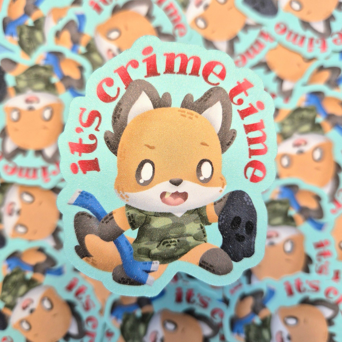 It's Crime Time sticker