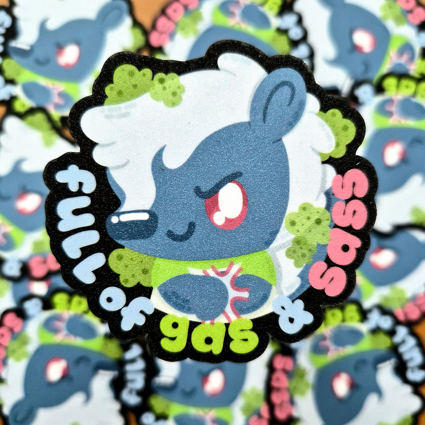 Full of Gas & Sass sticker