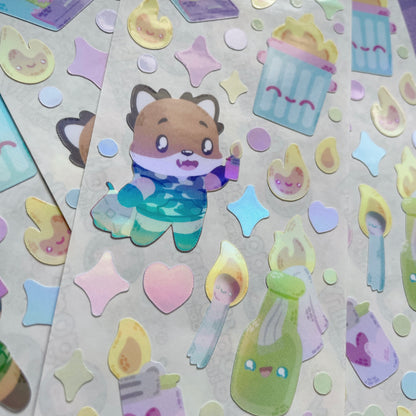It's Arson Time sticker sheet