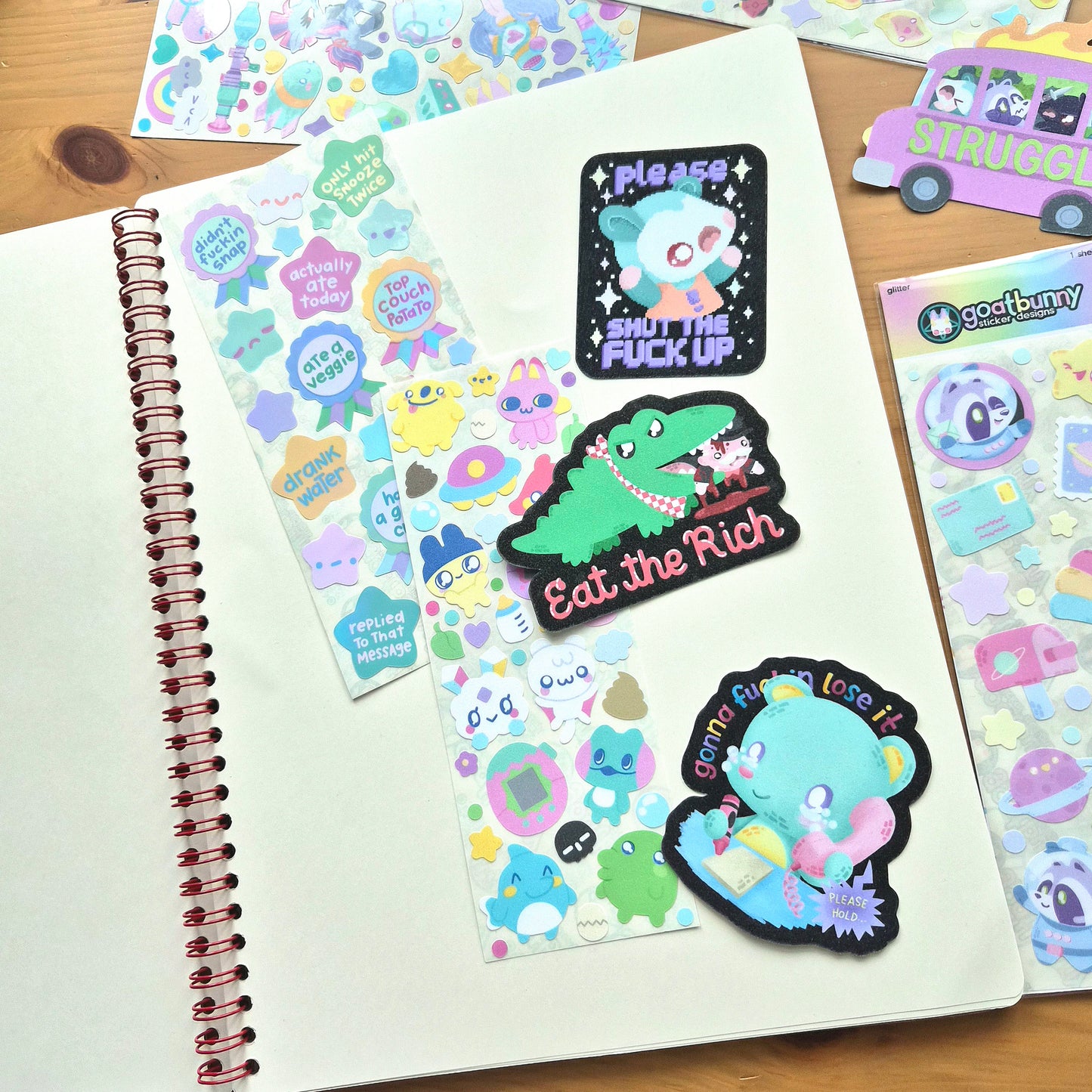 Big Book of Shame sticker book