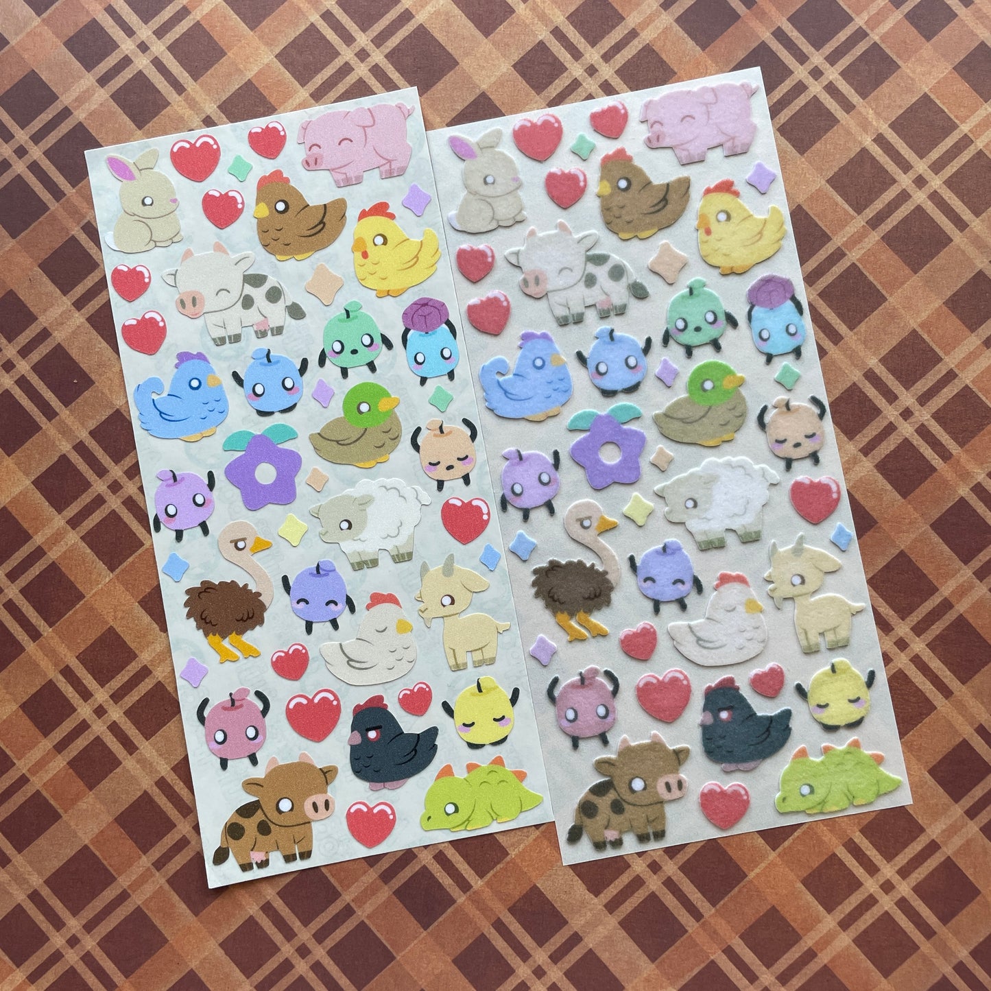 Stardew Farm Frenz sticker sheet