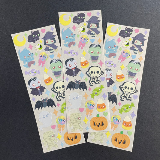 Spooky Frenz sticker sheet