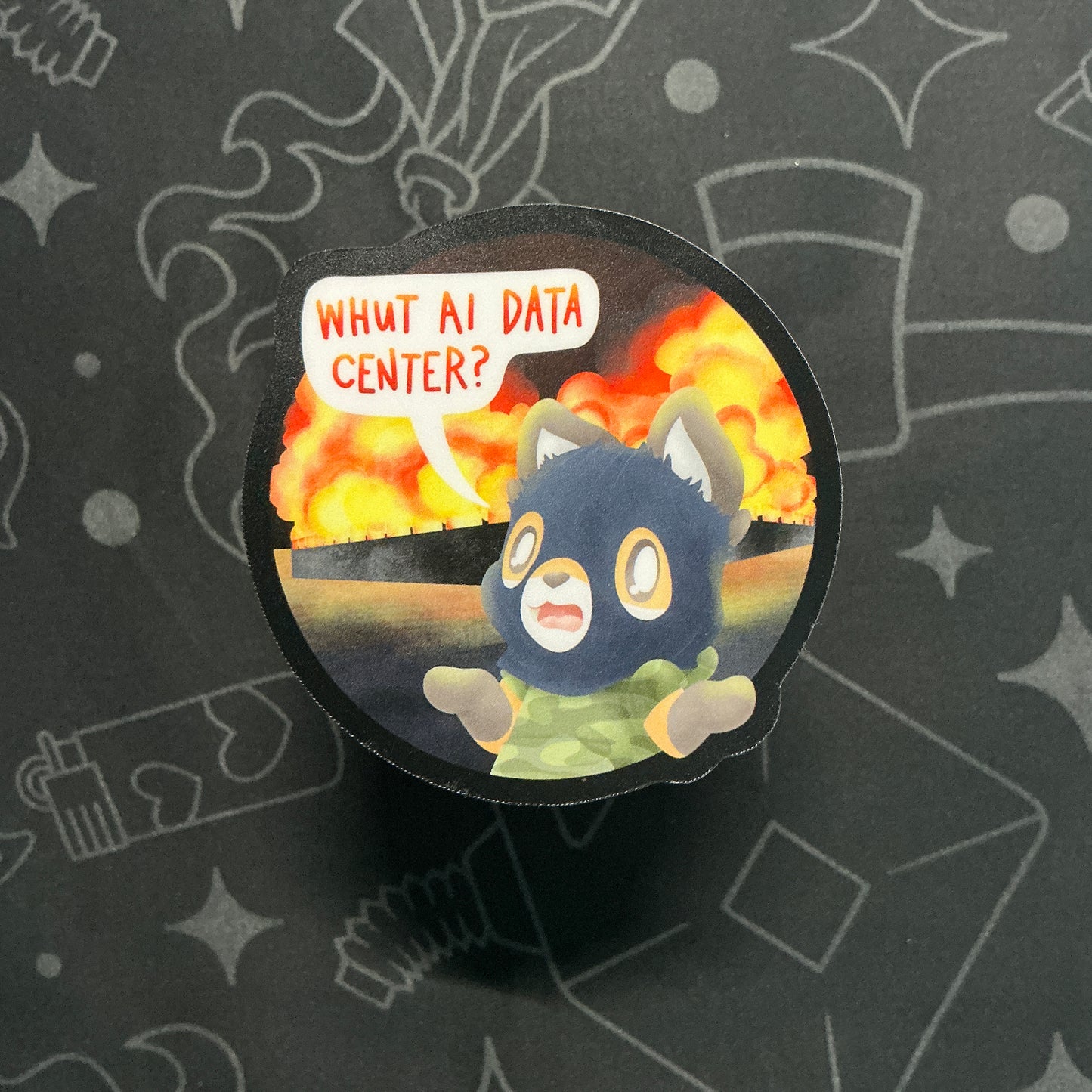Whut AI Data Center? sticker