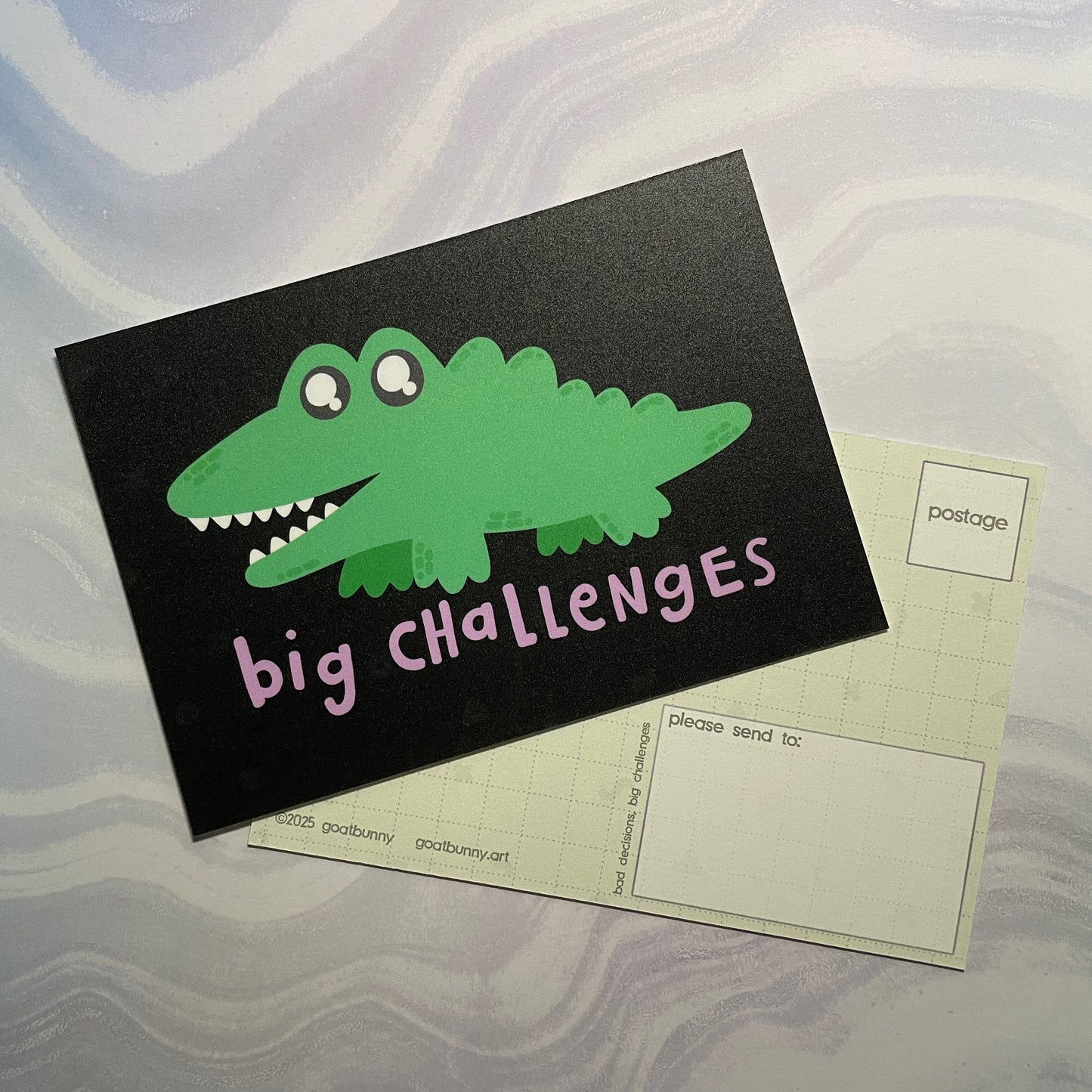 Big Challenges postcard