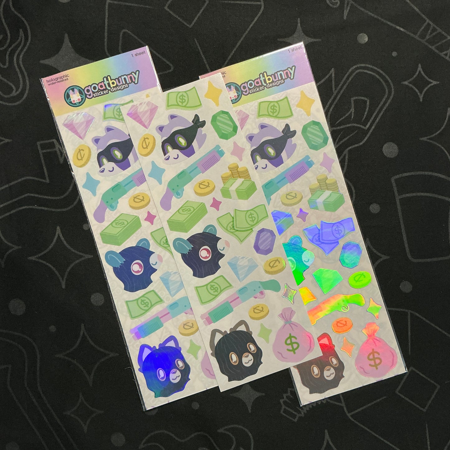 It's A Heist sticker sheet