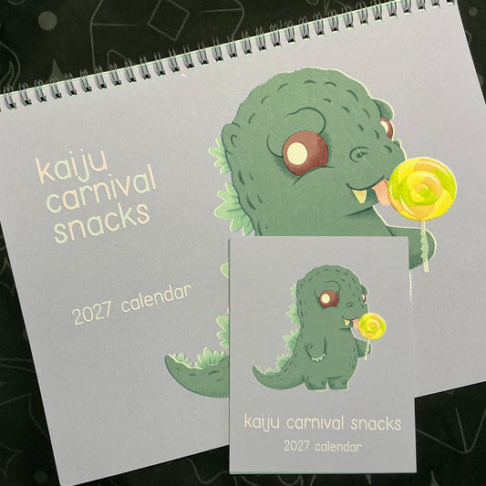 2027 Kaiju Carnival Snacks Calendar