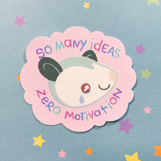Zero Motivation sticker