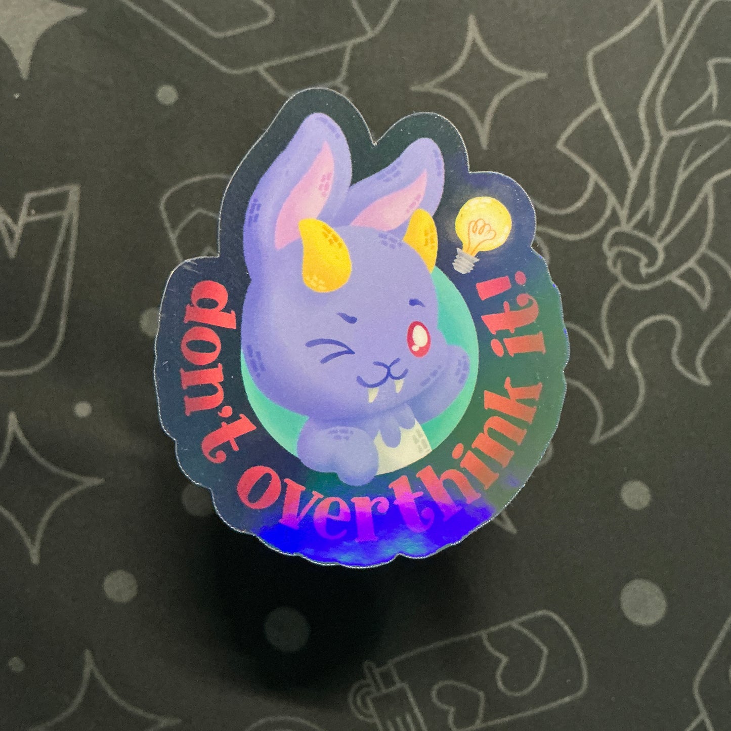 Don't Overthink It sticker