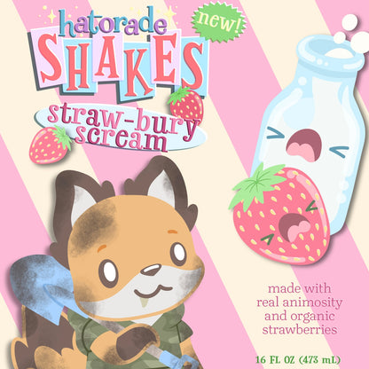 Hatorade Shakes reusable 16oz bottle