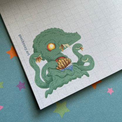 Kaiju Carnival Treats small notepad