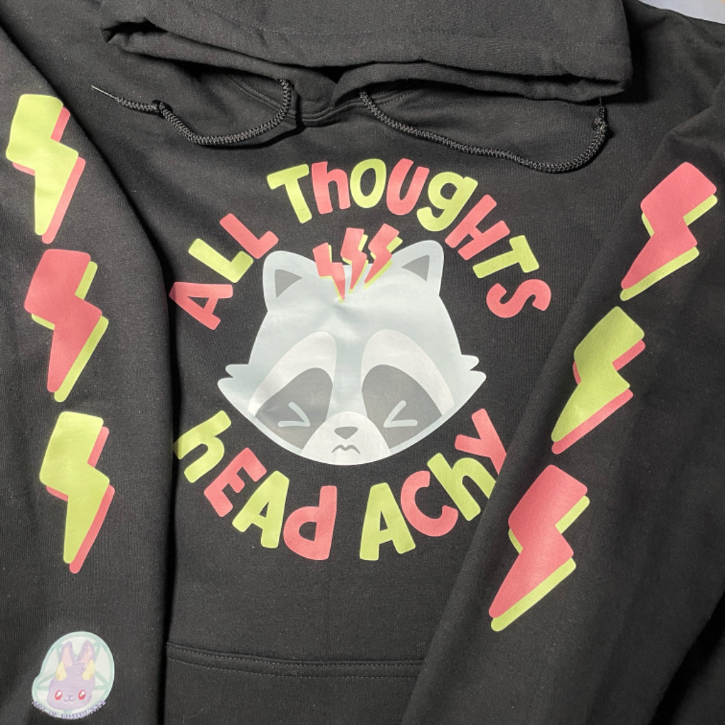 All Thoughts, Head Achy Hoodie