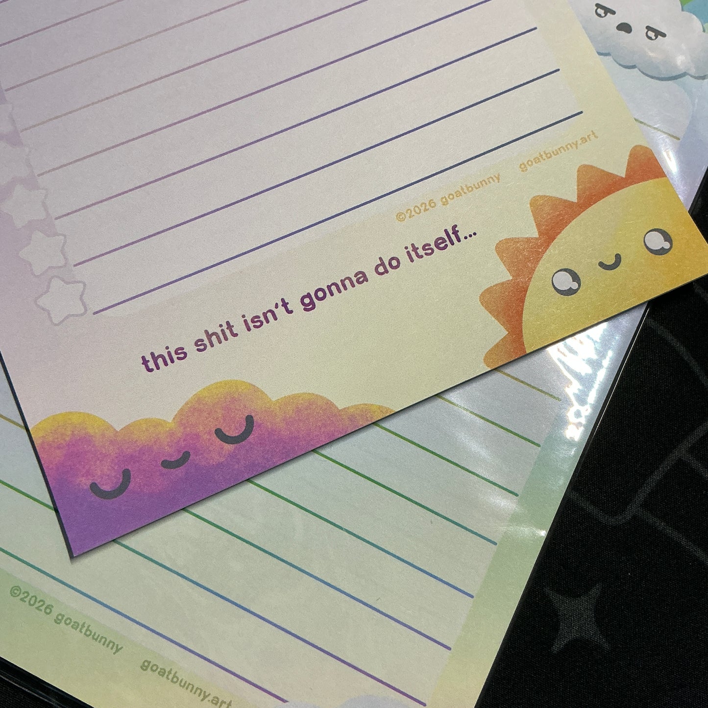 Hostile Motivations large notepad