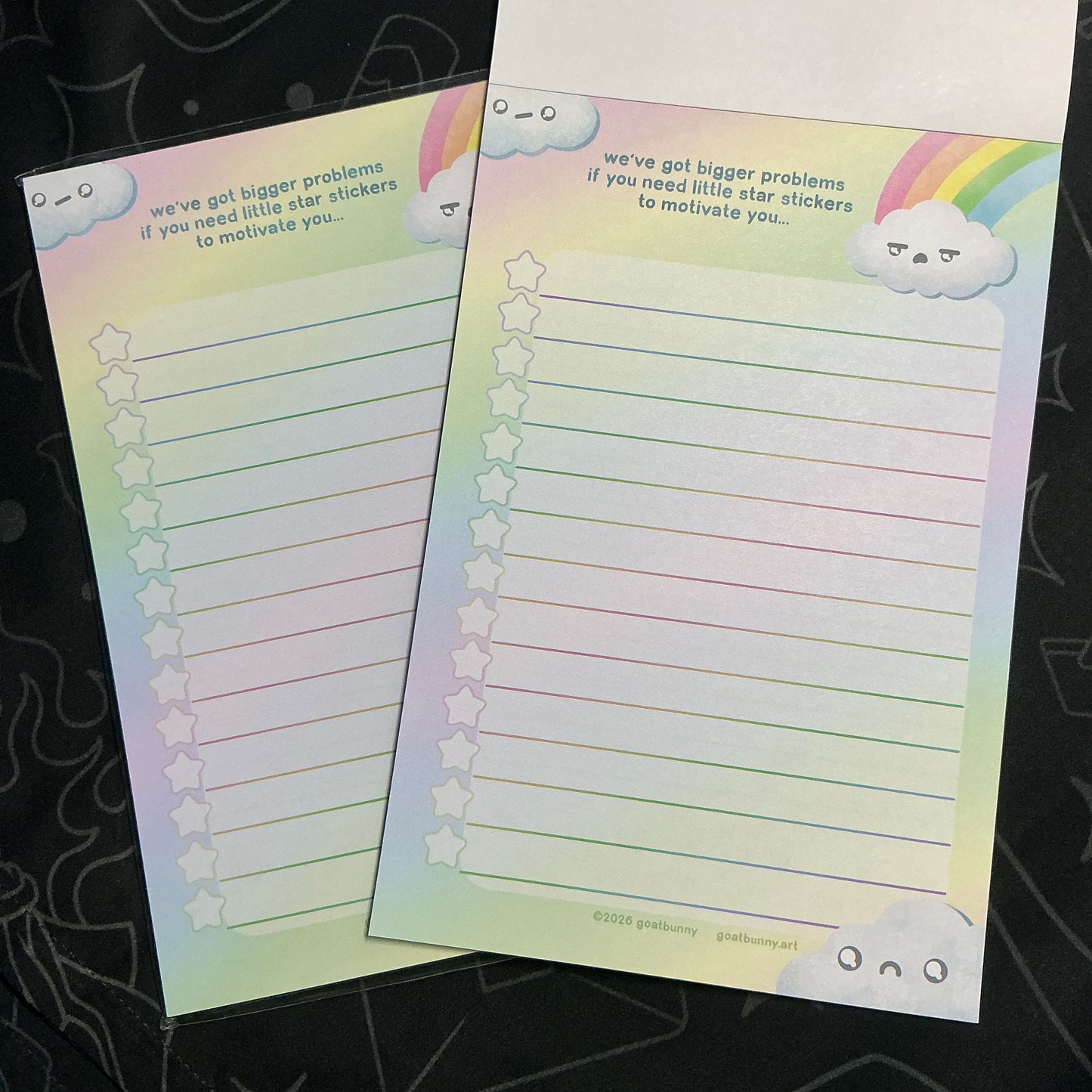 Hostile Motivations large notepad