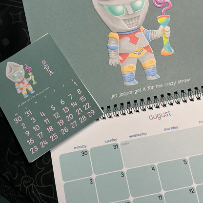 2027 Kaiju Carnival Snacks Calendar
