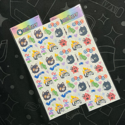 ACAB sticker sheet