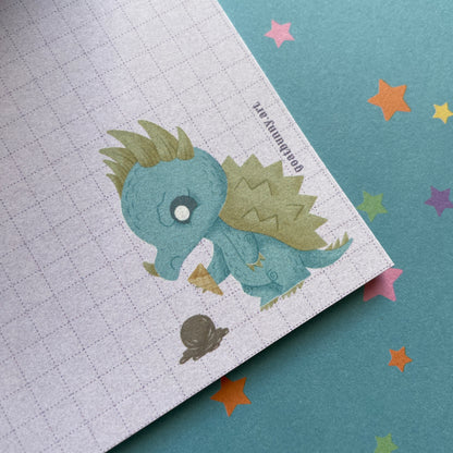 Kaiju Carnival Treats small notepad