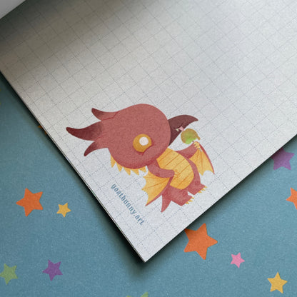 Kaiju Carnival Treats small notepad
