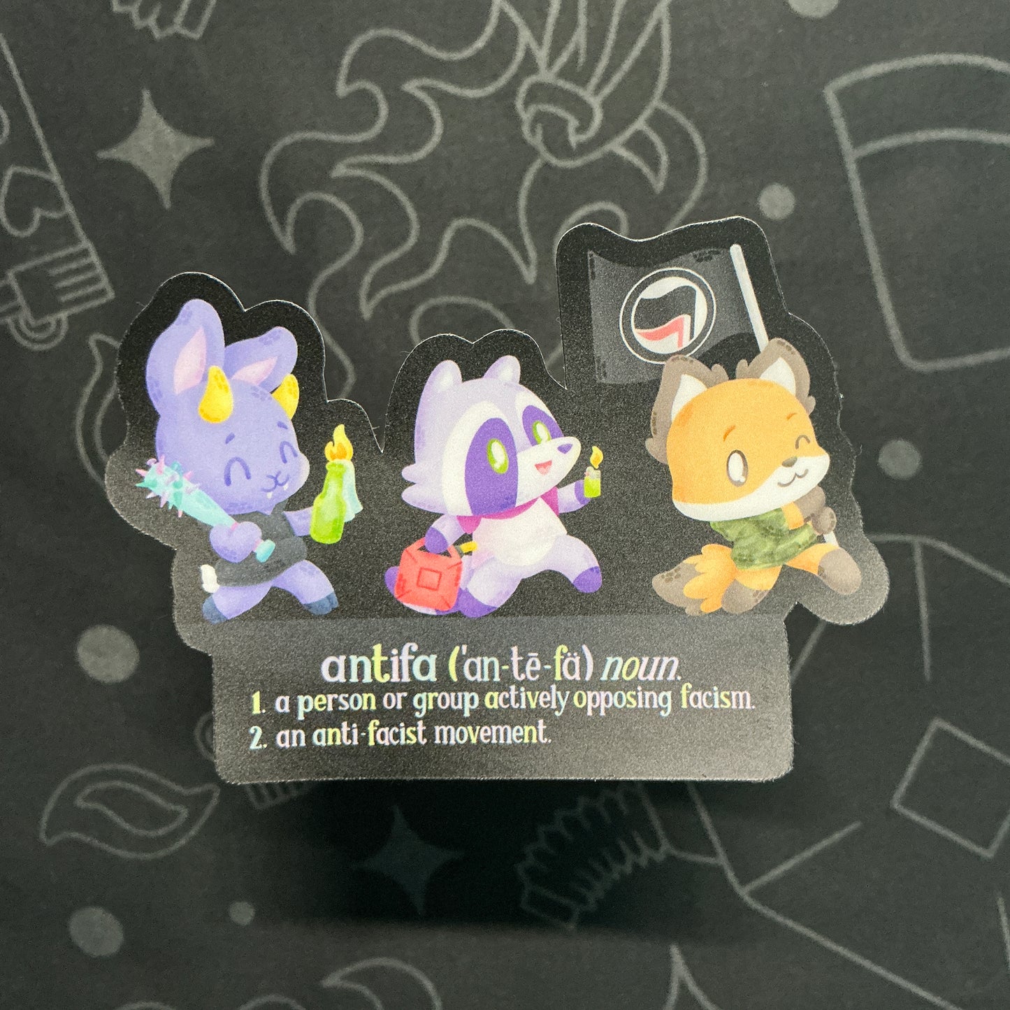 Critter Parade sticker