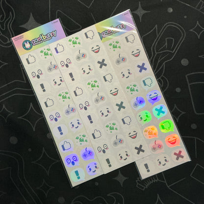 More Stardew Emotes sticker sheet