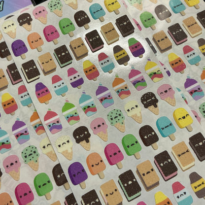 Frosty Treats sticker sheet