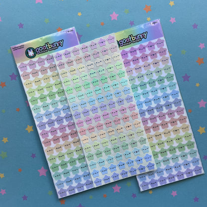 These Stars Are Judging You sticker sheet