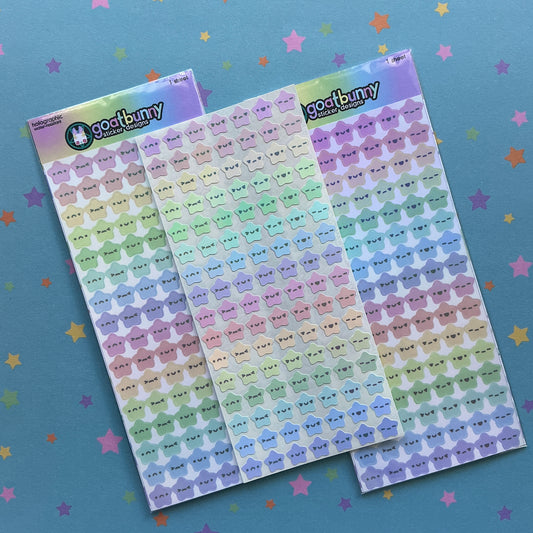 These Stars Are Judging You sticker sheet