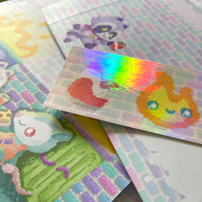 Pixel Trash Alley letter set