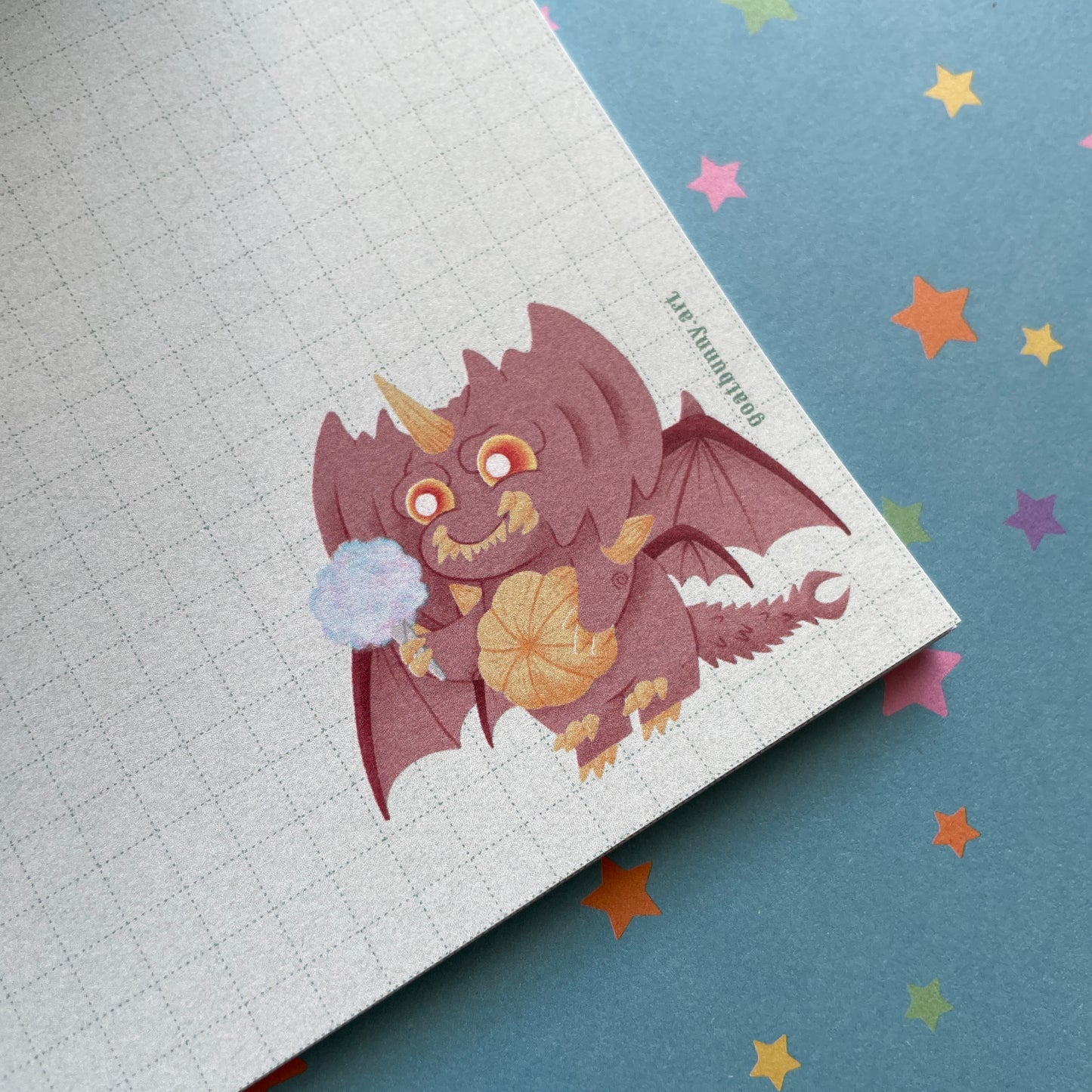 Kaiju Carnival Treats small notepad