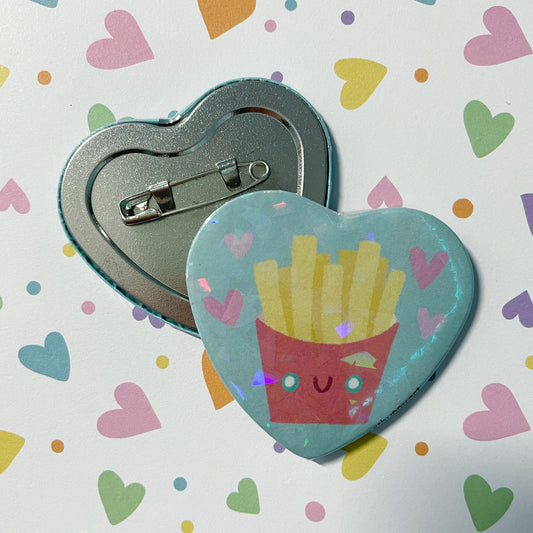Fries heart button