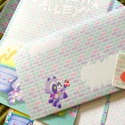 Pixel Trash Alley letter set