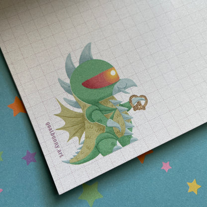 Kaiju Carnival Treats small notepad