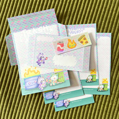 Pixel Trash Alley letter set