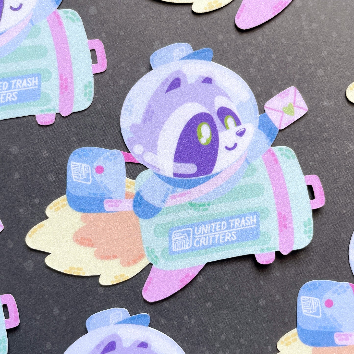 Trainwreck Rocket Mail sticker
