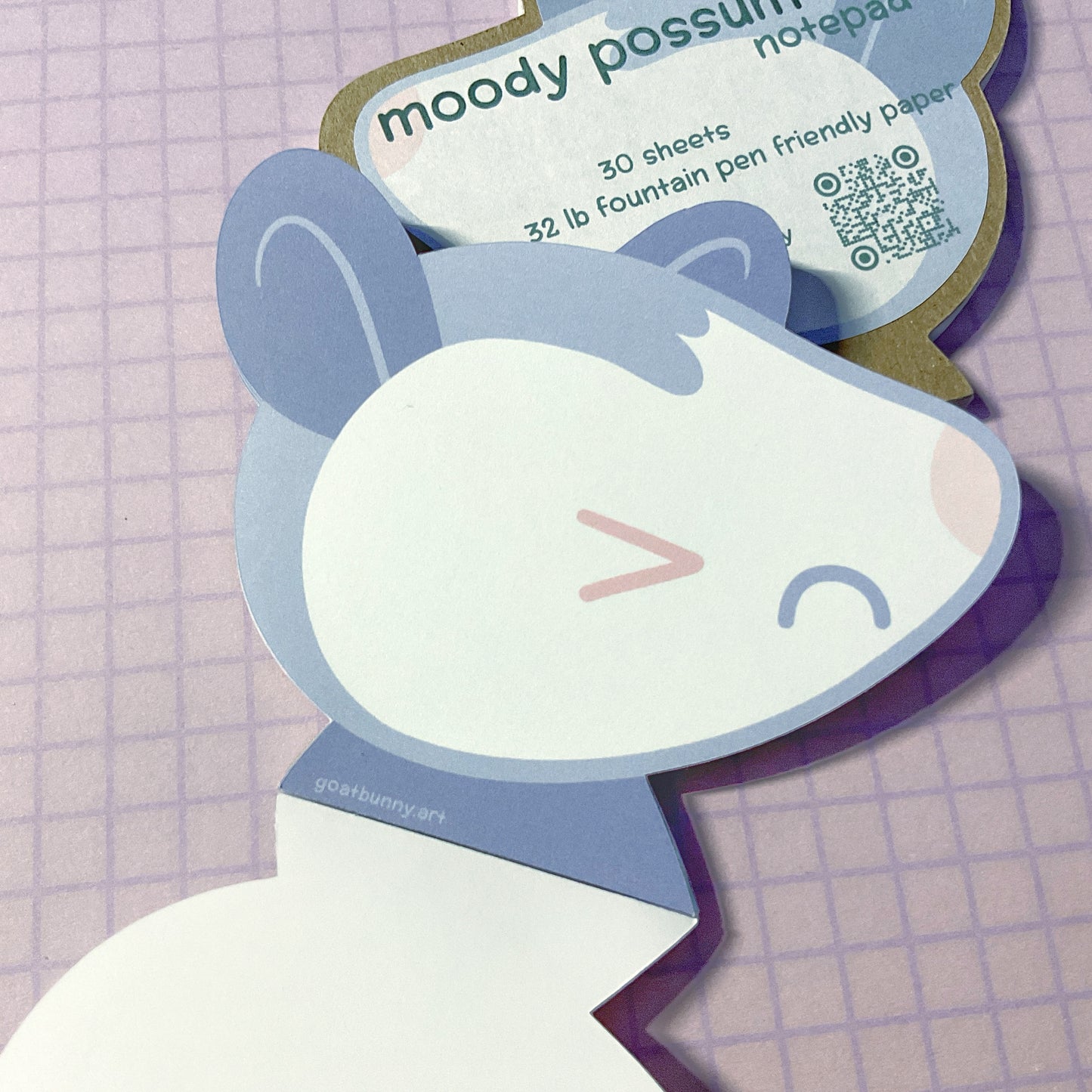 Moody Possum notepad