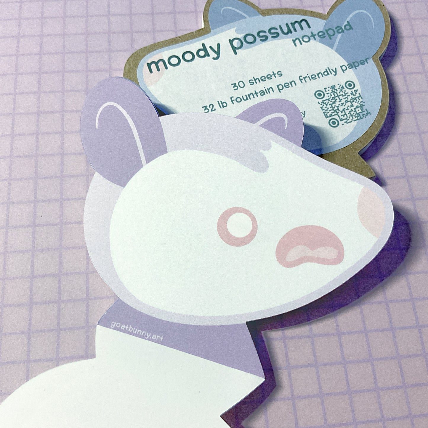 Moody Possum notepad