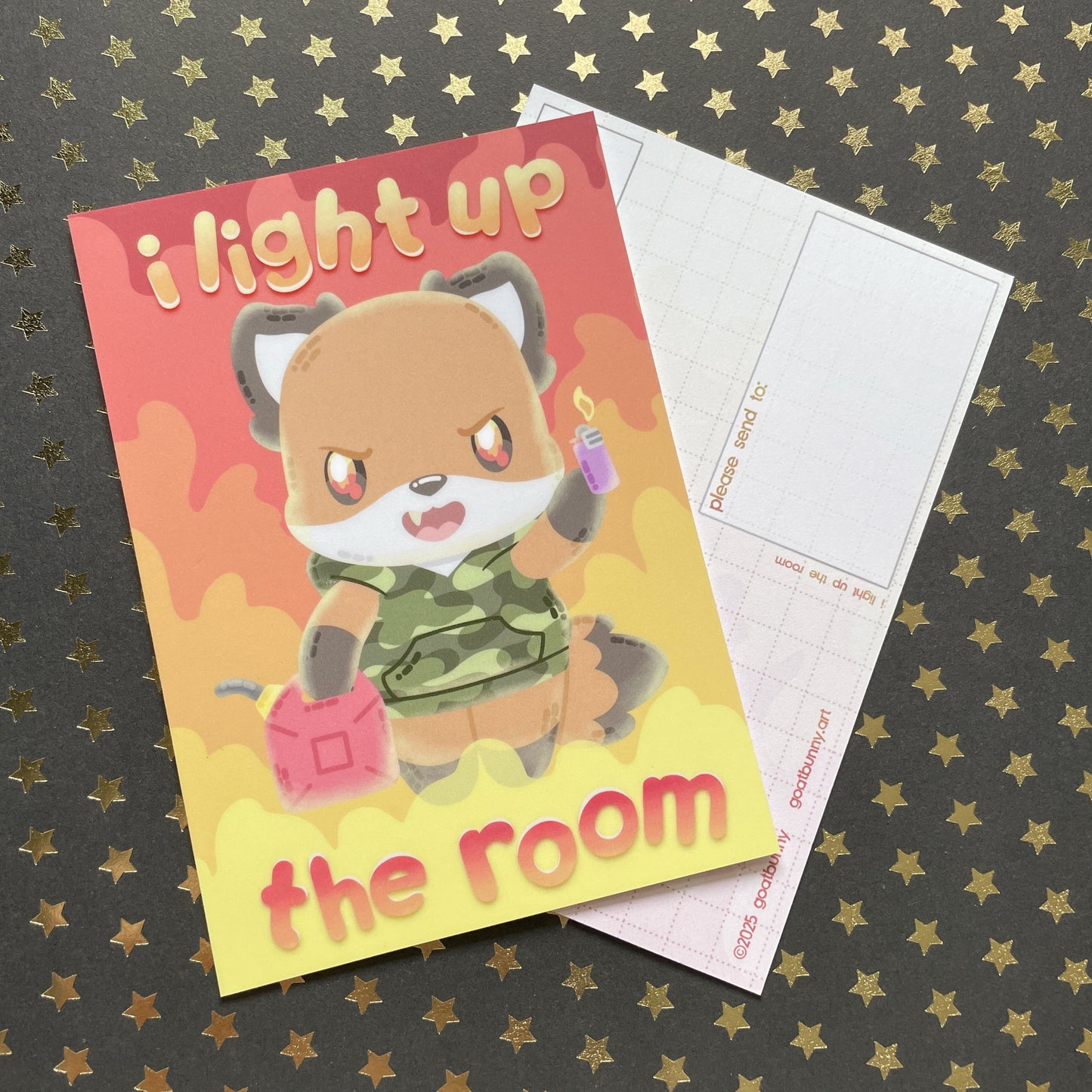 I Light Up The Room postcard