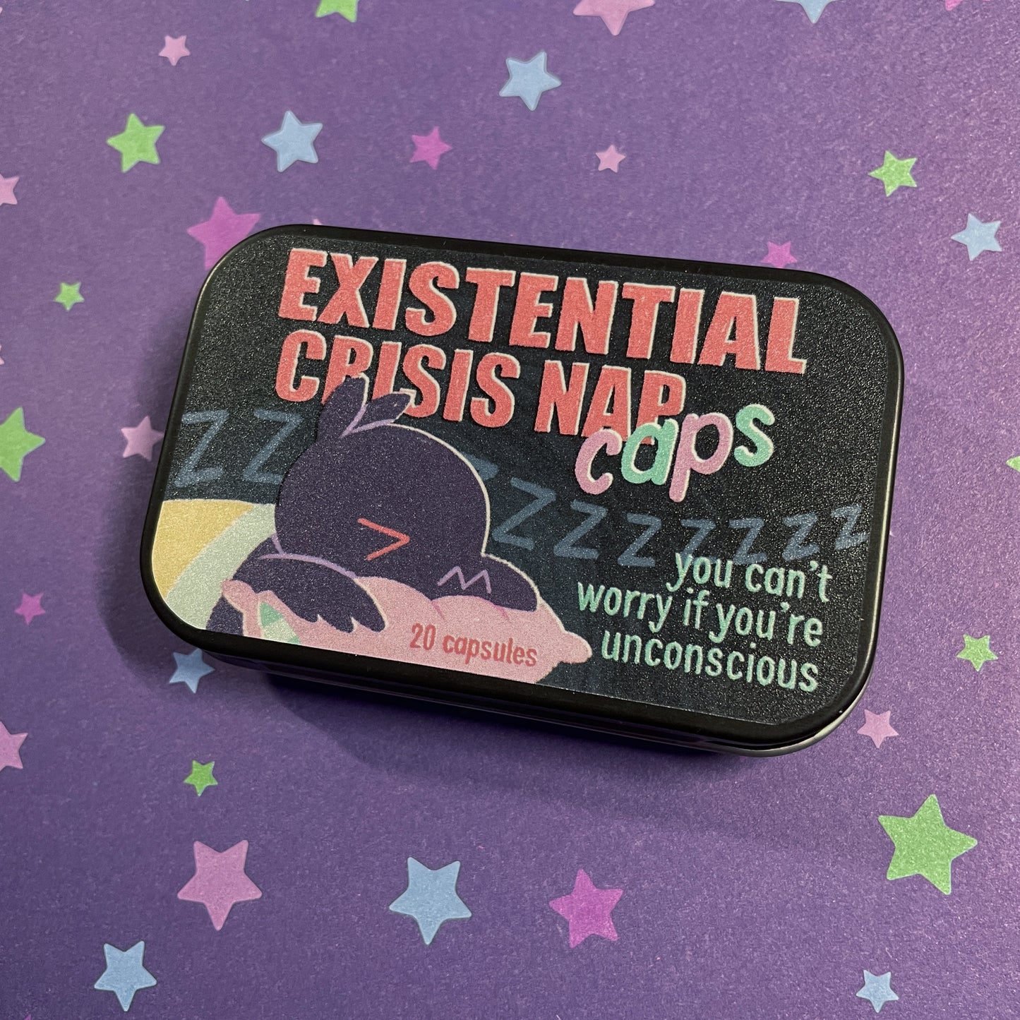 Existential Caps stash tin