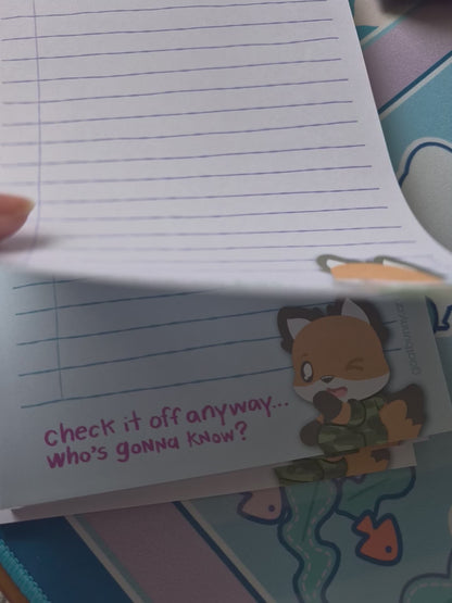 To-Don't List large notepad