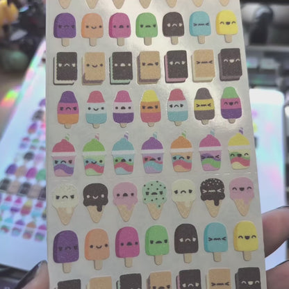 Frosty Treats sticker sheet
