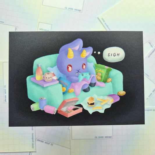 Couch Patate postcard