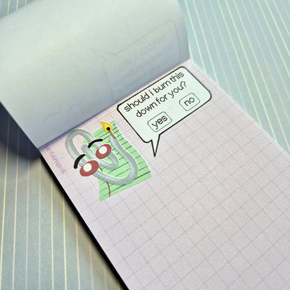 Lil Clippy Fuckface small notepad
