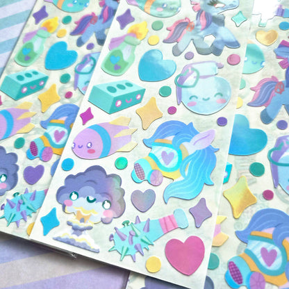 My Little Apocalypse sticker sheet