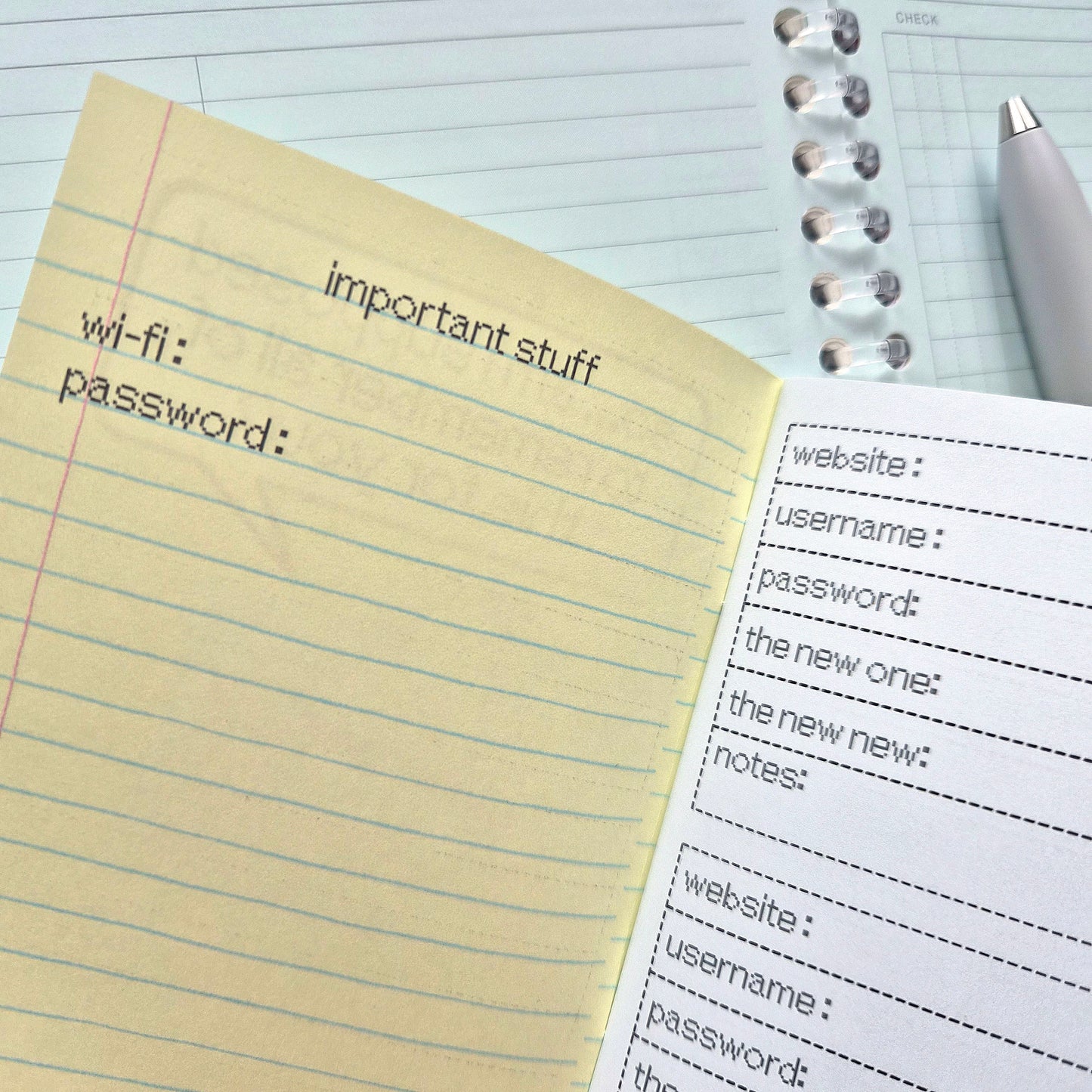 Lil Clippy Fuckface Password Book