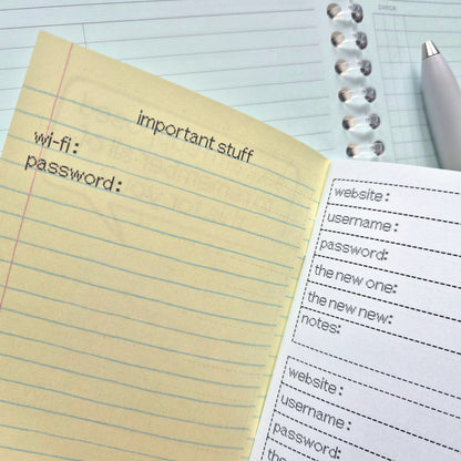 Lil Clippy Fuckface Password Book