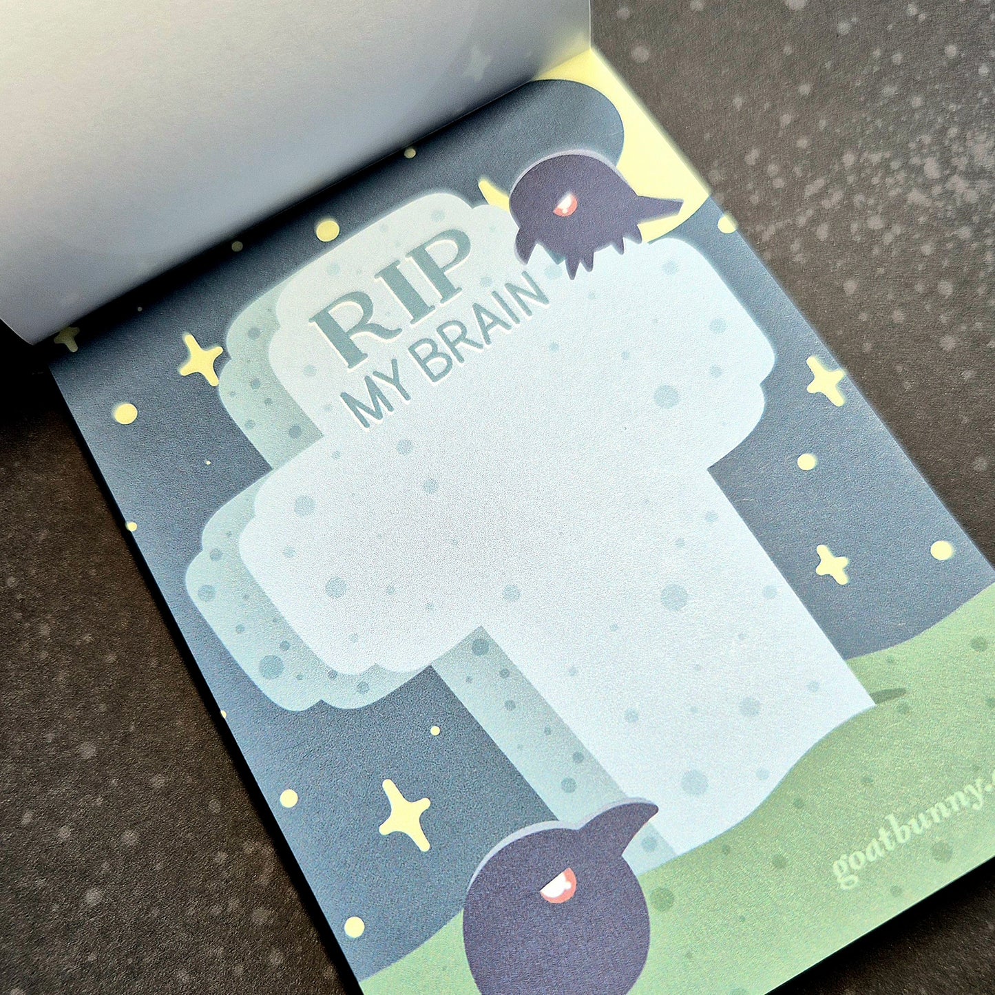 Here Lies A Notepad small notepad