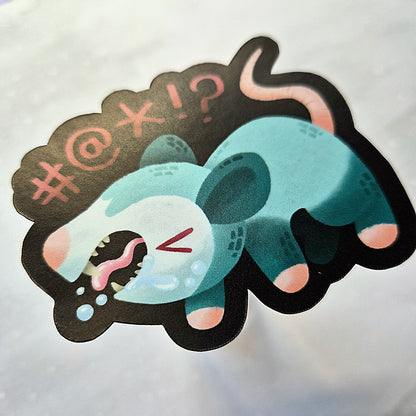 Cryin' Trainwreck sticker