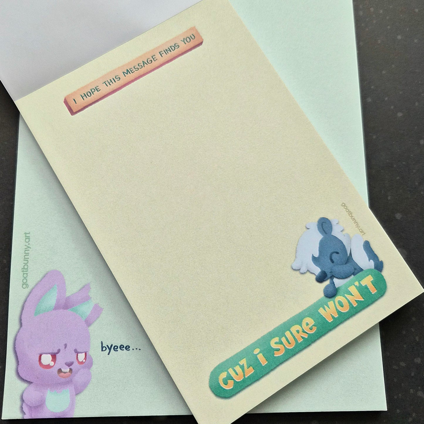 From The Desk Of notepads