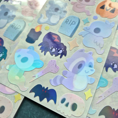 Trash Alley Ghosties sticker sheet